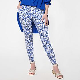 Nina Leonard Millennium Knit Narrow Leg Pull-On Pant