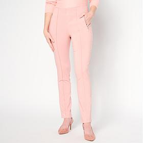 Nina Leonard Millennium Knit Tummy-Smoothing Pull-On Pant