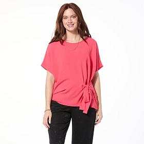 Nina Leonard Side Tie Boxy Top