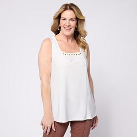 Nina Leonard Sleeveless Float Top 