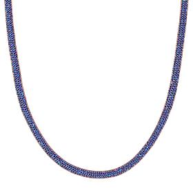 Nomination Italy Sterling Silver Mesh and Crystal Necklace