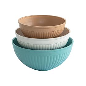 Nordic Ware 3-piece Prep and Serve Mixing Bowl Set