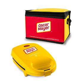 Nostalgia Oscar Mayer Sandwich Maker with Beverage Cooler Bag