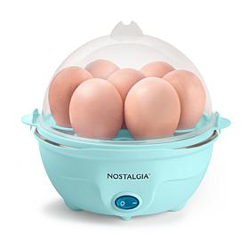 Nostalgia Retro Premium 7-Egg Cooker in Aqua
