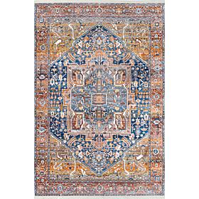 nuLOOM 3' x 5' Harriet Vintage Medallion Fringe Area Rug
