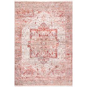 nuLOOM 3' x 5' Harriet Vintage Medallion Fringe Area Rug 