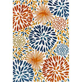nuLOOM 3' x 5' Monique Floral Indoor/Outdoor Area Rug 