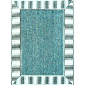 nuLOOM 6' 7" x 9' Asha Simple Border Indoor/Outdoor Area Rug 