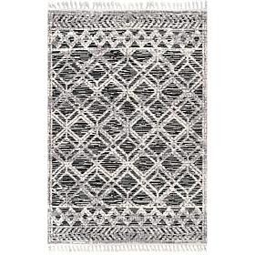 nuLOOM 7' 10" x 10' 10" Ansley Moroccan Lattice Tassel Area Rug 