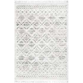nuLOOM 7' 10" x 10' 10" Ansley Moroccan Lattice Tassel Area Rug 