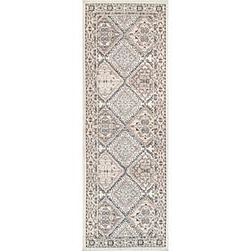 nuLOOM Becca 2' 6" x 6' Traditional Tiled Area Rug