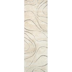 nuLOOM Carolyn Modern Shag Area Rug - 2' 6" x 6' Cream