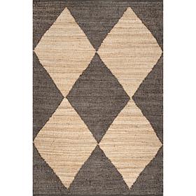 nuLOOM Pandora 5' x 8' Diamond Jute Area Rug 
