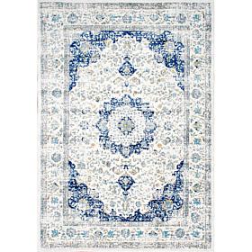 nuLOOM Verona Vintage Persian Area Rug - 8' x 10' Blue