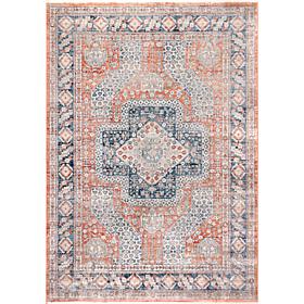 nuLOOM Westlyn 5' 3" x 7' 3" Faded Medallion Area Rug 