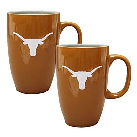 Official College Team 20oz Ceramic Mug 2-Pack Texas