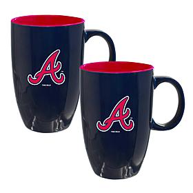 Official MLB 15oz Ceramic Team Spirit Mug - 2-Pack