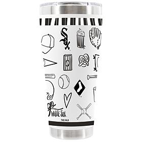 Official MLB 30oz Stainless Steel Tumbler White Sox