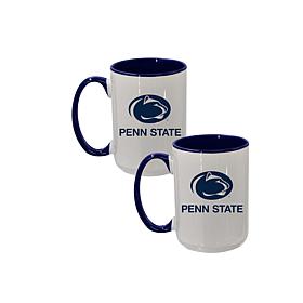 Official NCAA 15 oz. Inner Color Mugs Set of 2 - Penn State