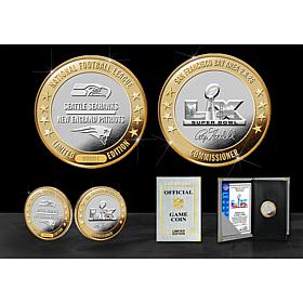 Official Super Bowl 60 2-Tone Game Coin 39mm