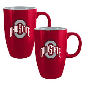 Officially Licensed 20oz Ceramic College Team Mugs - 2pk Ohio