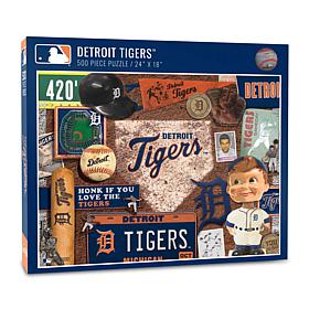 Officially Licensed 24"L x 18"W MLB Detroit Tigers 500-Piece Puzzle