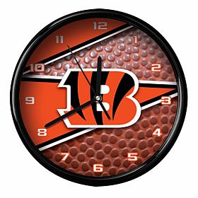 Officially Licensed Cincinnati Bengals Team Football Clock 
