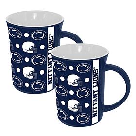 Officially Licensed College Team Spirit 15oz Ceramic Mug 2-pack