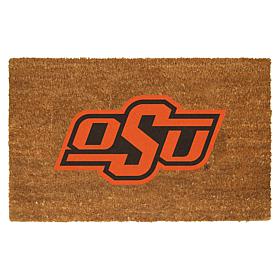 Officially Licensed Colored Logo Door Mat - Oklahoma State