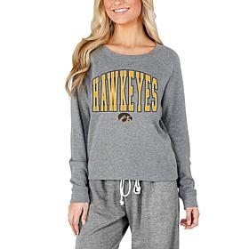Officially Licensed Concepts Sport Ladies' Long Sleeve Knit Top - Iowa