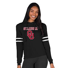Officially Licensed Concepts Sport Marathon Ladies Hood Top - Oklahoma