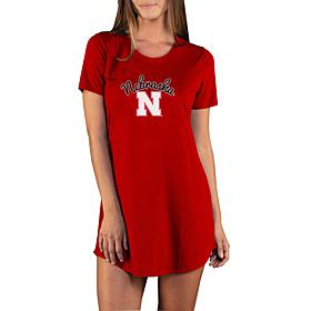 Officially Licensed Concepts Sport Marathon Ladies Nightshirt-Nebraska