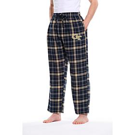 Officially Licensed Concepts Sport Men's Flannel Pant - Georgia Tech