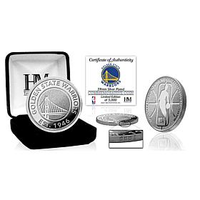 Officially Licensed Golden State Warriors Silver Mint Coin