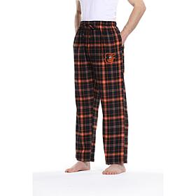 Officially Licensed Men's Plaid Flannel Pant by Concepts Sport-Orioles