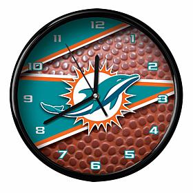 Officially Licensed Miami Dolphins Team Football Clock
