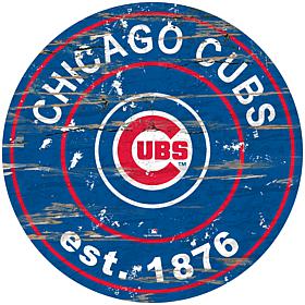 Officially Licensed MLB 24" Established Date Sign - Chicago Cubs