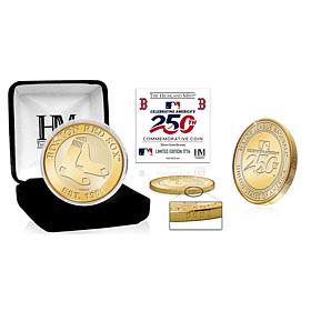 Officially-Licensed MLB 250th Anniversary Bronze Coin, Boston Red Sox