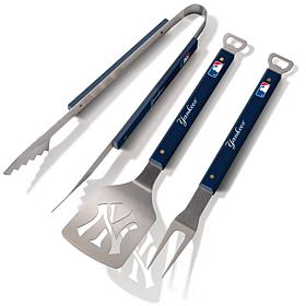 Officially Licensed MLB 3-Piece BBQ Set - New York Yankees