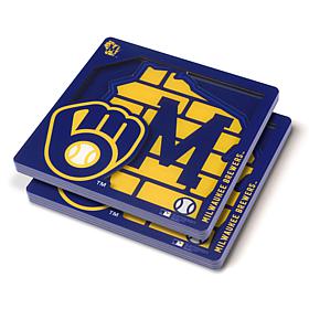 Officially Licensed MLB 3D Logo Series Coaster - Milwaukee Brewers