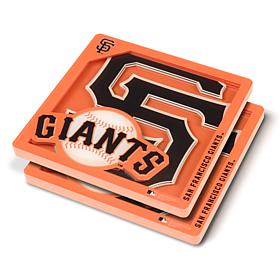 Officially Licensed MLB 3D Logo Series Coaster - San Francisco Giants