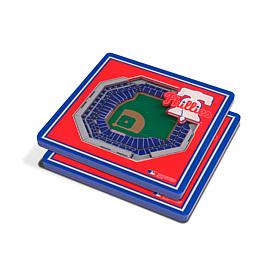 Officially Licensed MLB 3D StadiumViews Coasters-Philadelphia Phillies