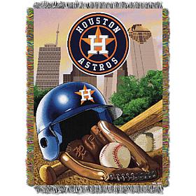 Officially Licensed MLB Astros Home Field Advantage Tapestry Throw