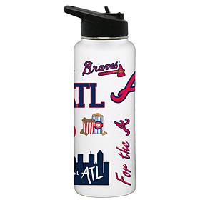 Officially-Licensed MLB Atlanta Braves 34oz Stainless Steel Tumbler 