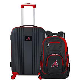 Officially Licensed MLB Atlanta Braves Premium Backpack & Carry-On