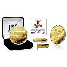 Officially Licensed MLB Baltimore Orioles Stadium Gold Mint Coin
