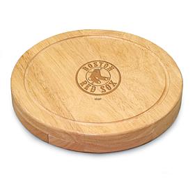 Officially Licensed MLB Cheese Cutting Board &
Tools Set -
Boston