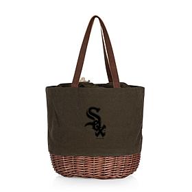 Officially Licensed MLB Chicago Coronado Canvas and Willow Basket Tote