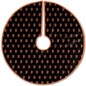 Officially Licensed MLB Christmas Tree Skirt - San Francisco Giants