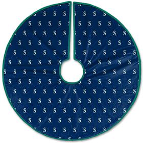 Officially Licensed MLB Christmas Tree Skirt - Seattle Mariners